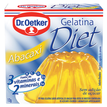 Gelatina Diet Abacaxi