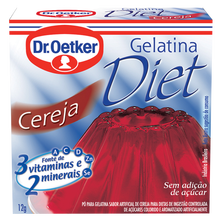 Gelatina Diet Cereja