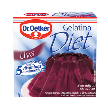 Gelatina Diet Uva