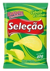 Batata Ondulada Cebola E Salsa